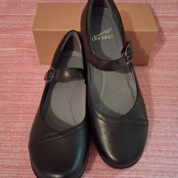 Dansko Fawna Mary Jane Flats Black Size 37 W (6.5-7) - Picture 6 of 12